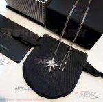 AAA APM Monaco Jewelry Copy - Meteorites Diamond Necklace In White Gold